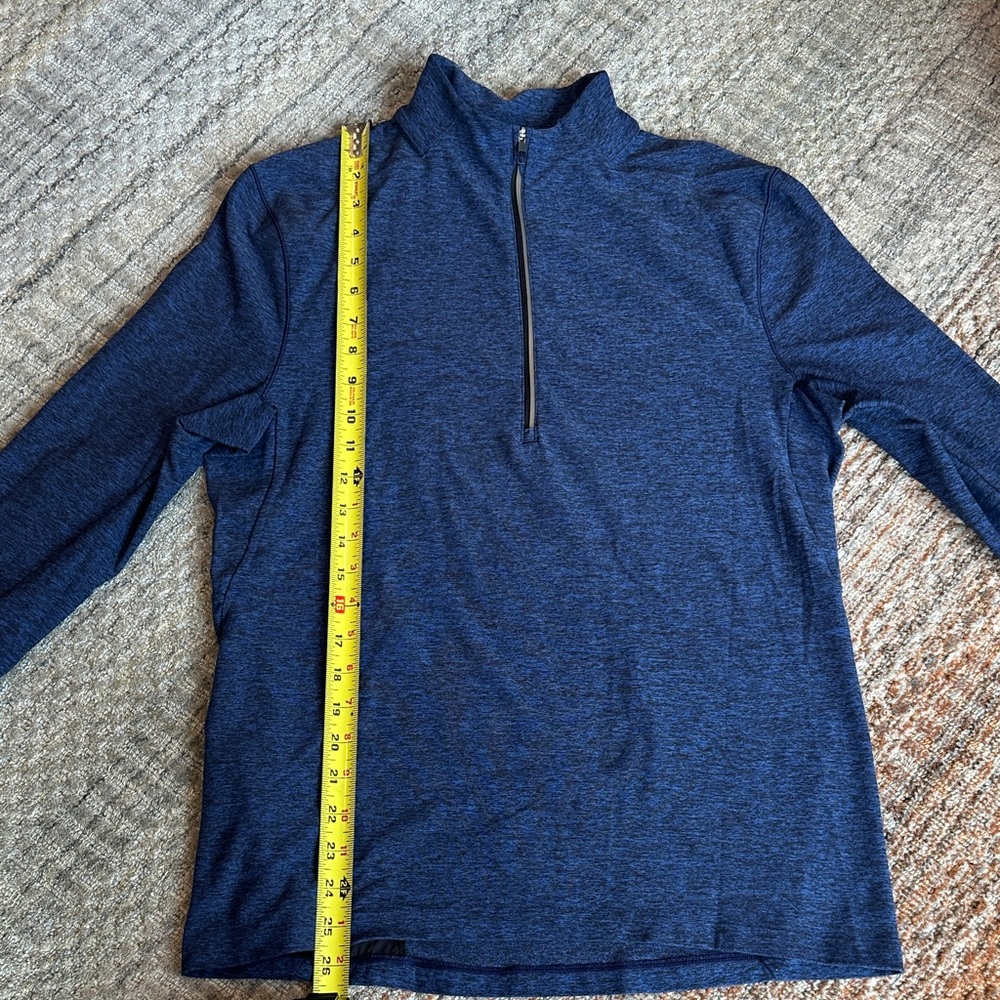 lululemon athletica Men's Blue Zip-Up Sweater
